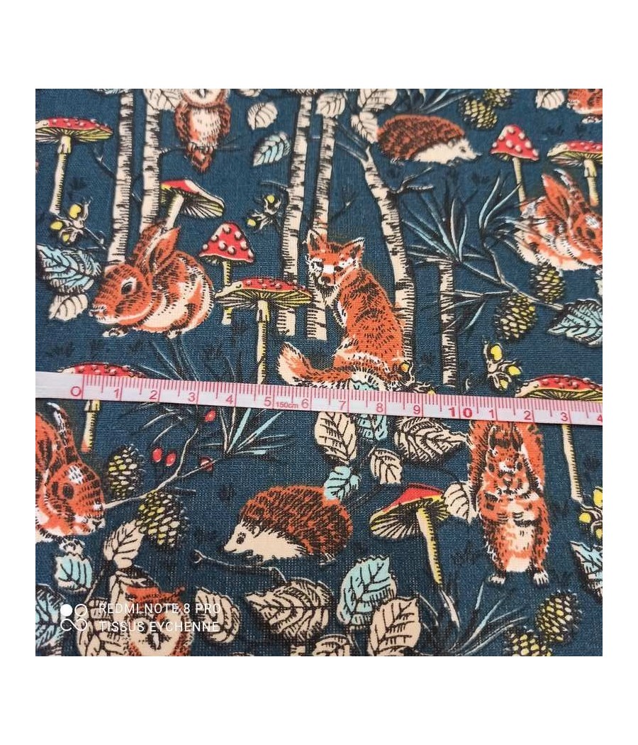 Tissu coton - Renard...
