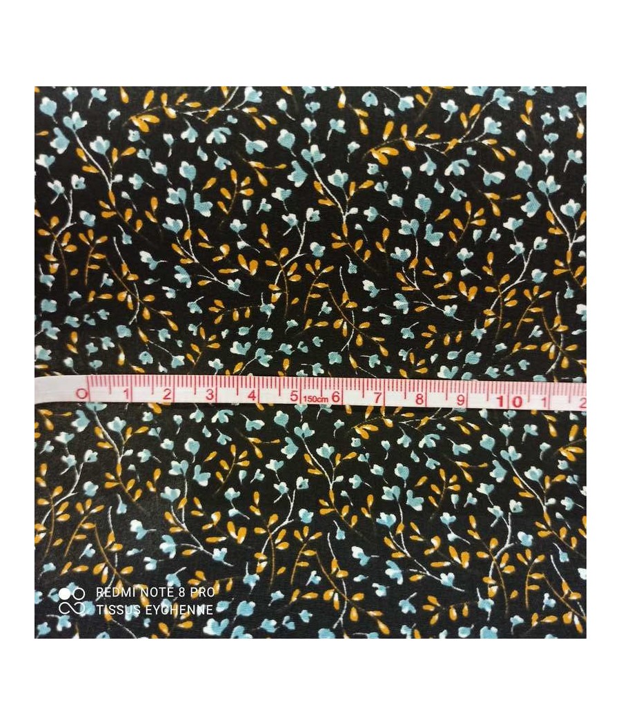 Viscose Kristin noir (nous consulter)