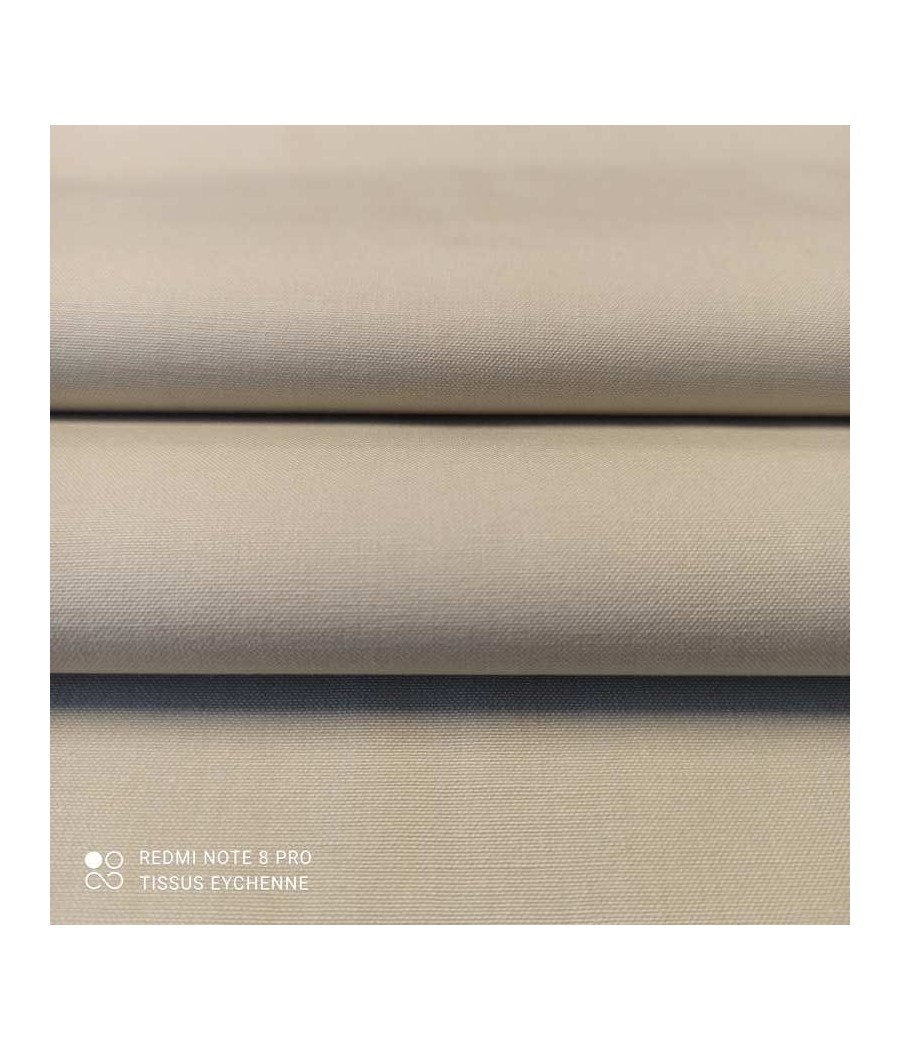Gabardine coton crème