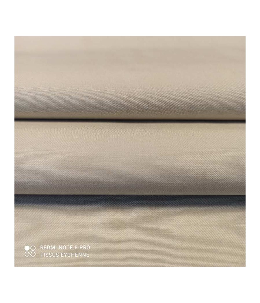 Tissu gabardine de coton - 315gr - crème