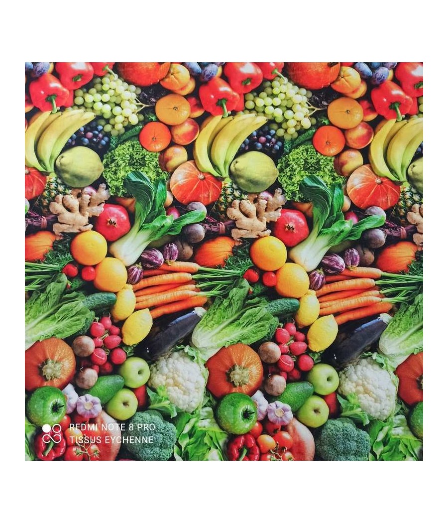 Tissu fruit légume primeur