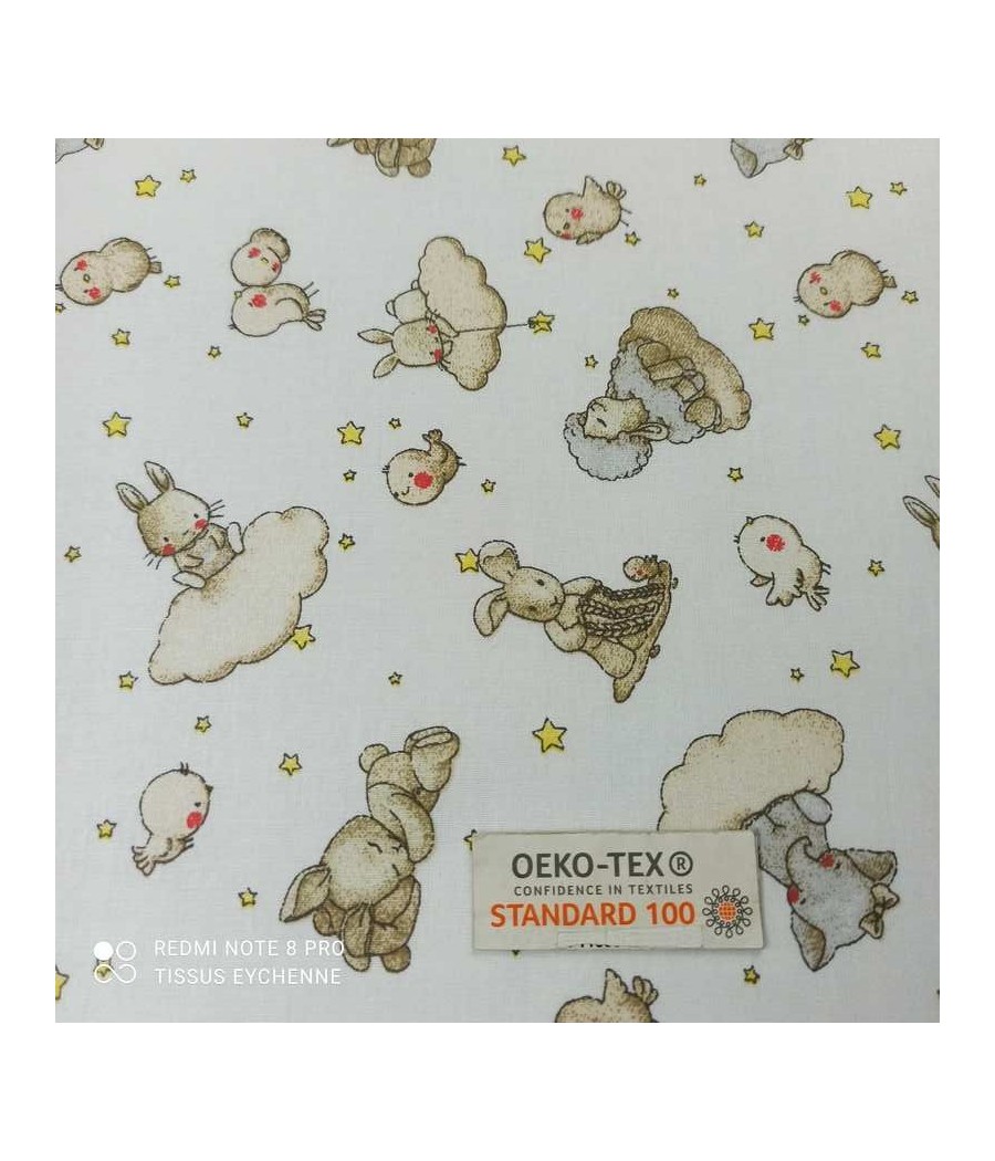 Sélection Coton Plaisir - Mouton Nuage - beige