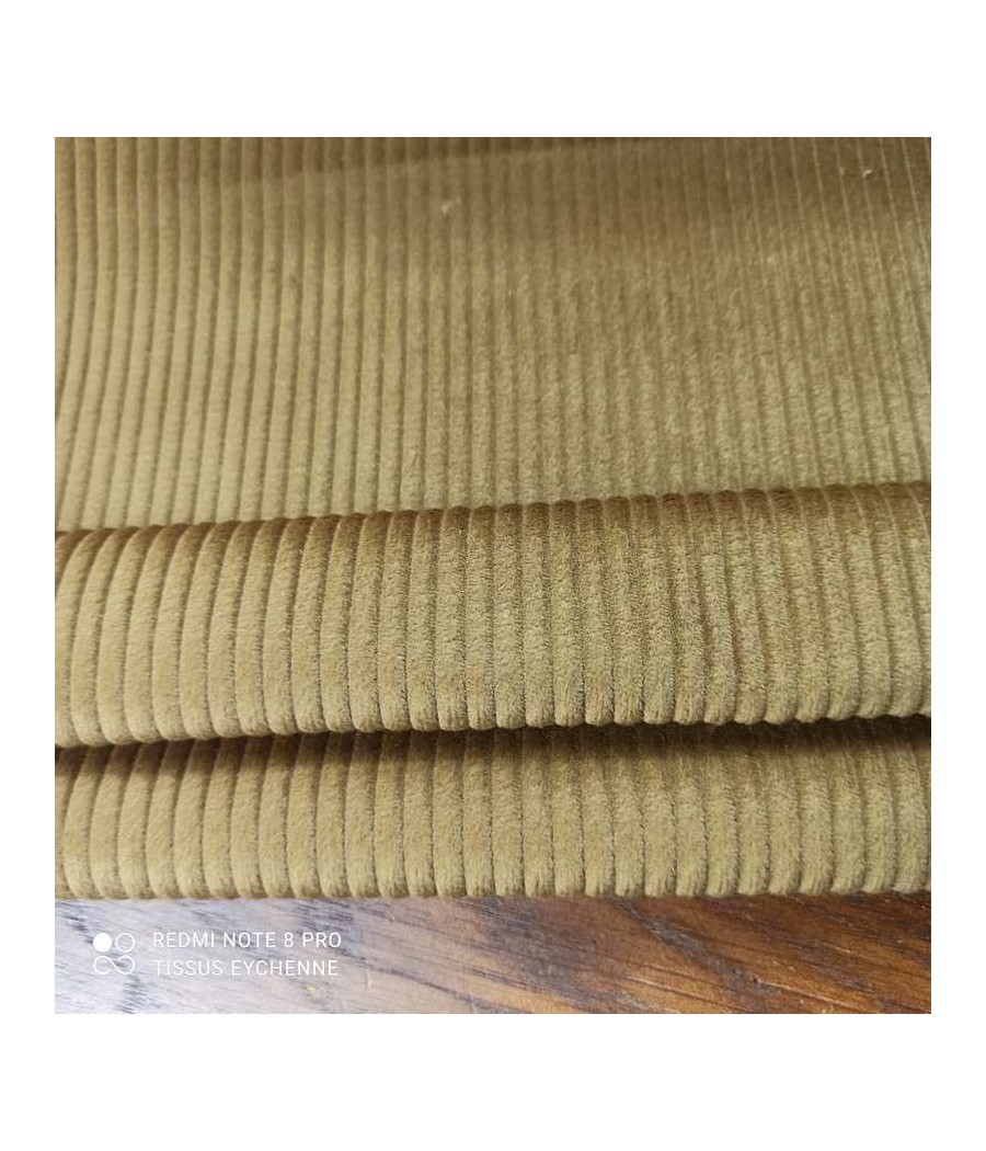 Velours cotelé camel doré