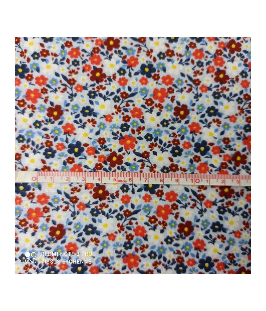 Tissu Popeline de coton -...