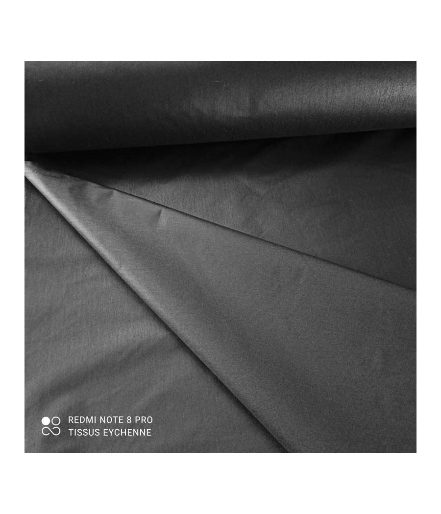 Tissu chintz - largeur 2m80 - Noir