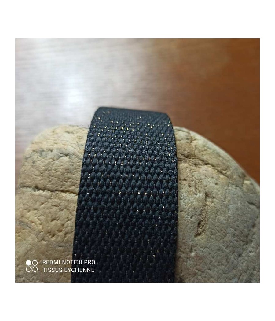 Sangle Coton 30mm noir...