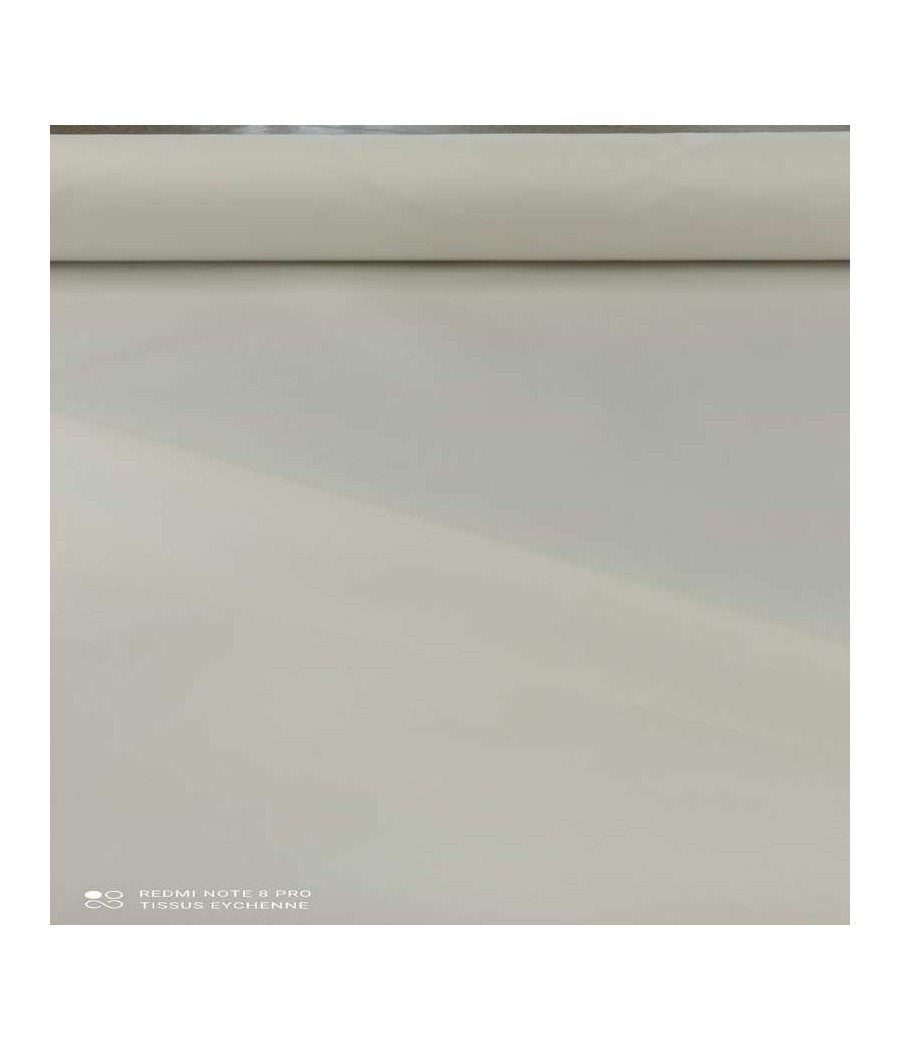 Tissu chintz - largeur 2m80 - ivoire