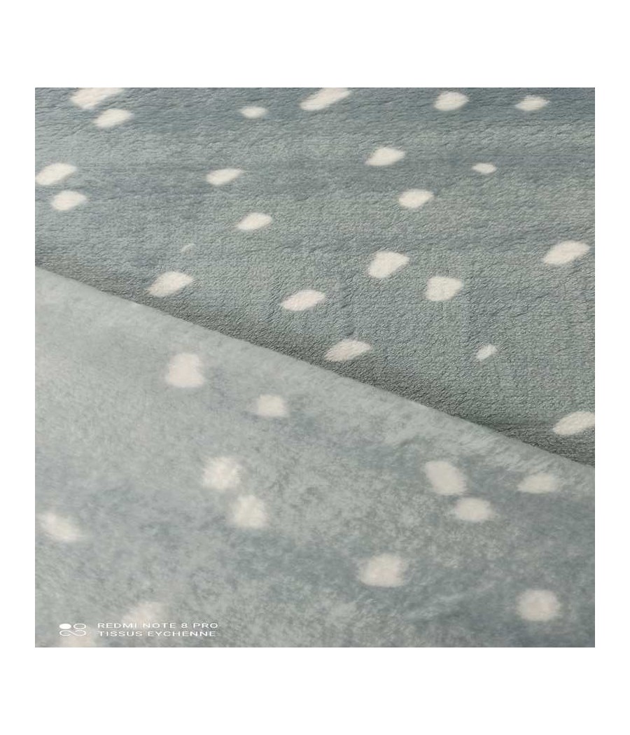 Tissu Polaire Doudou Neige...