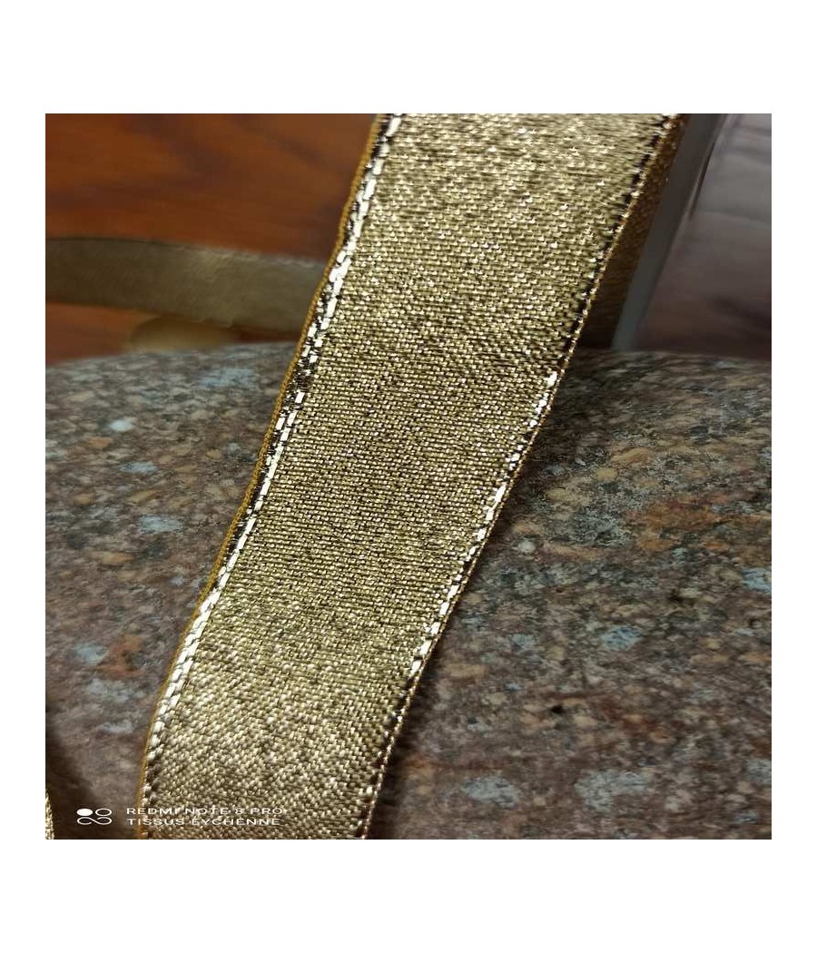 Ruban brillant - 15mm - OR...