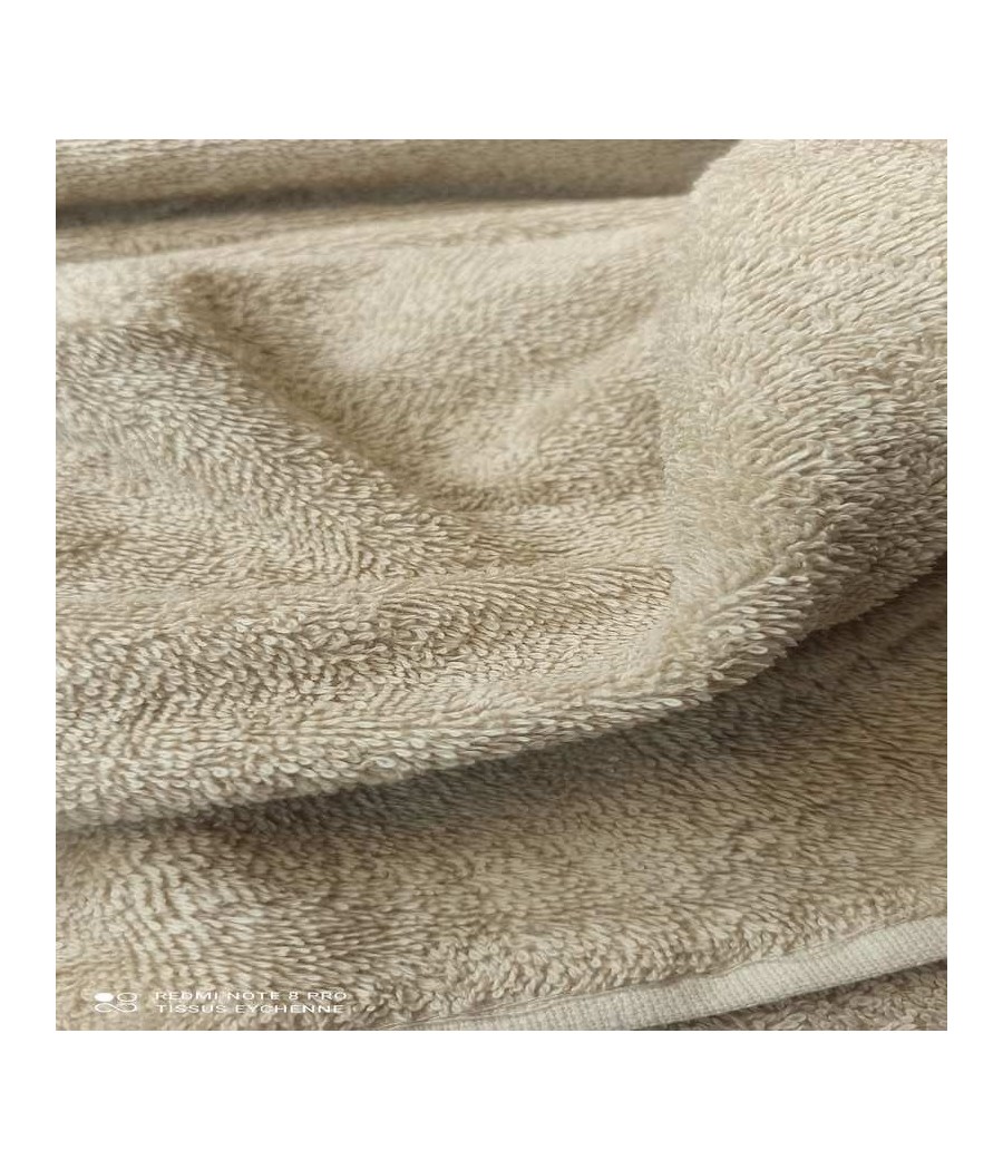 Tissu éponge coton - 480gr - beige