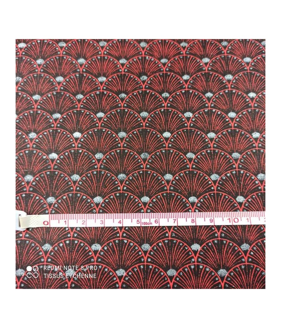 Tissu Cretonne - éventail...