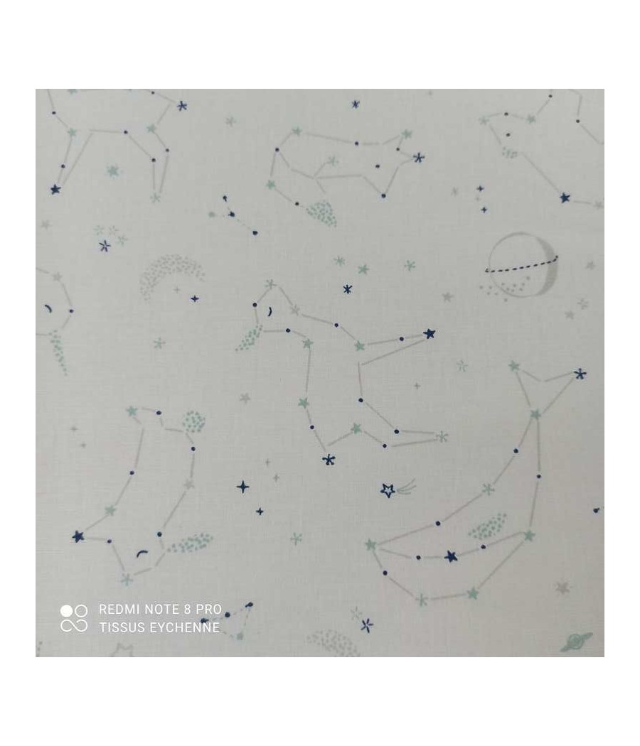Tissu coton - Constellation...