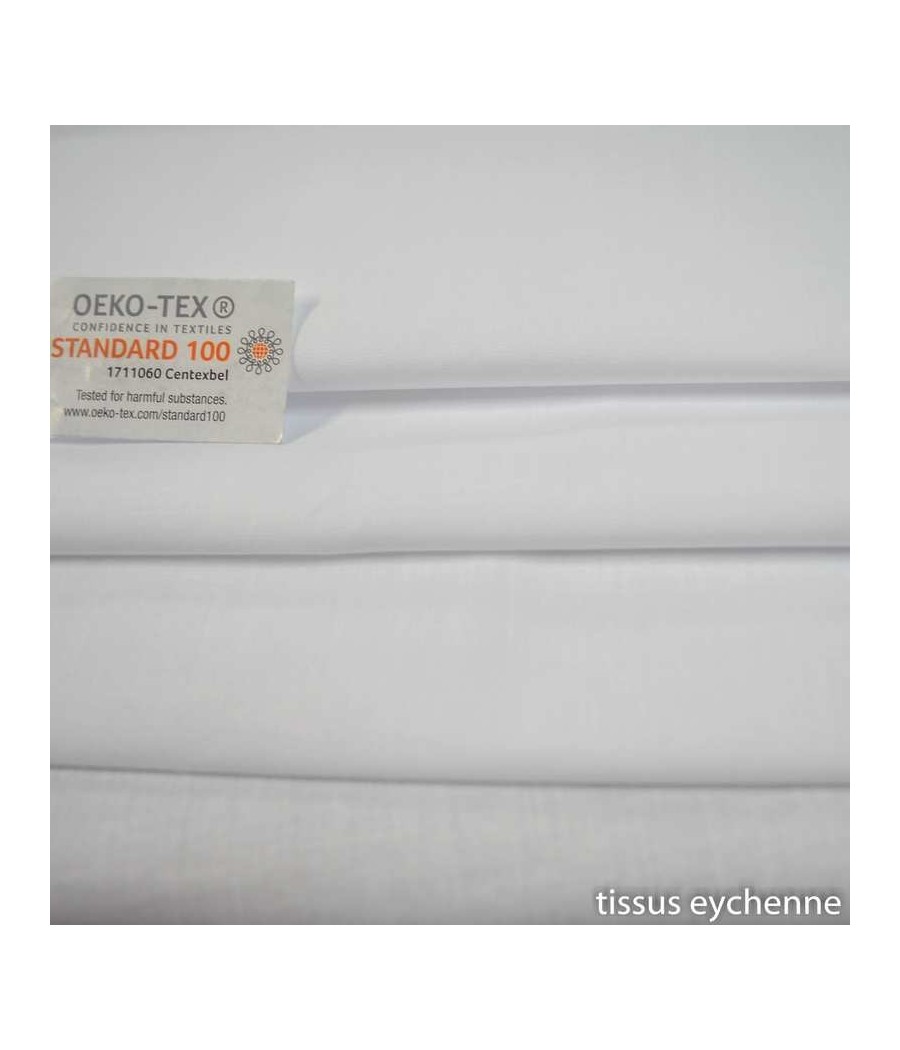 Tissu coton - Oekotex - 1m50 - Neige