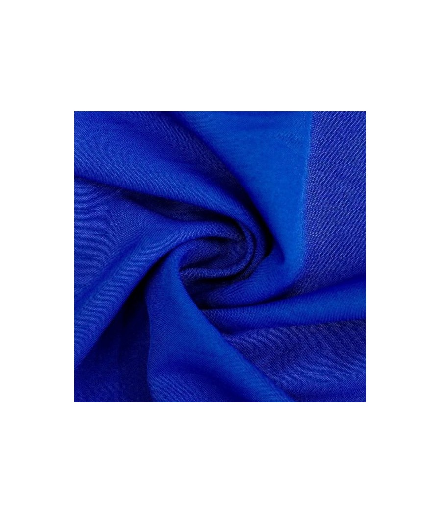 Tissu polyester - burlington - 1m50 - bleu roi