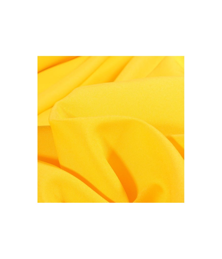 Tissu polyester - burlington - jaune