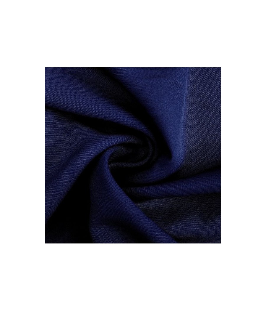 Tissu polyester - burlington - 1m50 - bleu marine