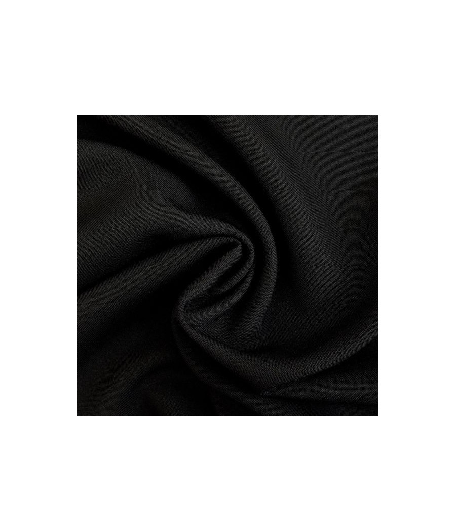 Tissu polyester - burlington - 1m50 - noir