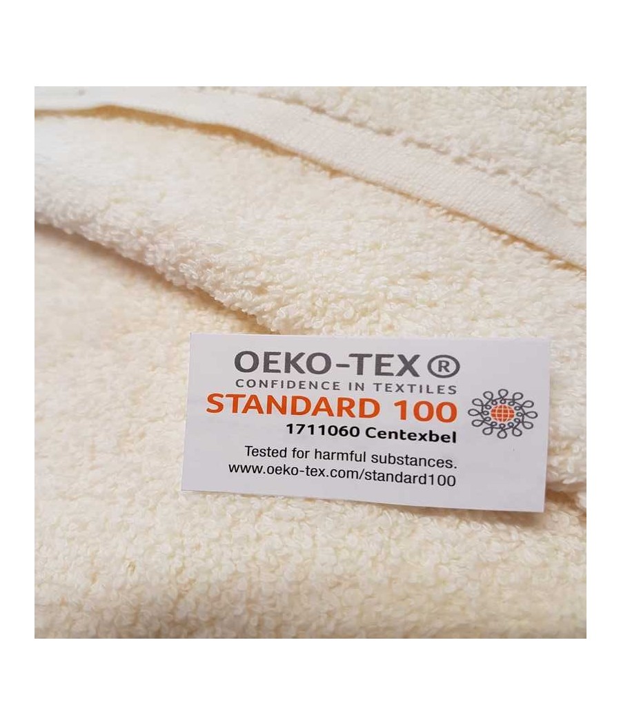 Tissu éponge coton - 480gr - oekotex - crème