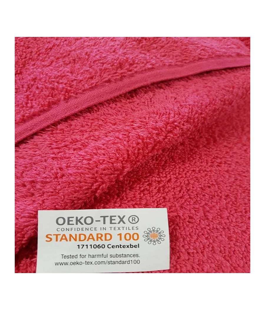 Tissu éponge coton - 480gr - oekotex - Framboise