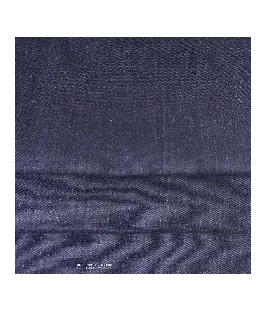 Toile coton lourde - 1m50 - 248gr - bleu marine