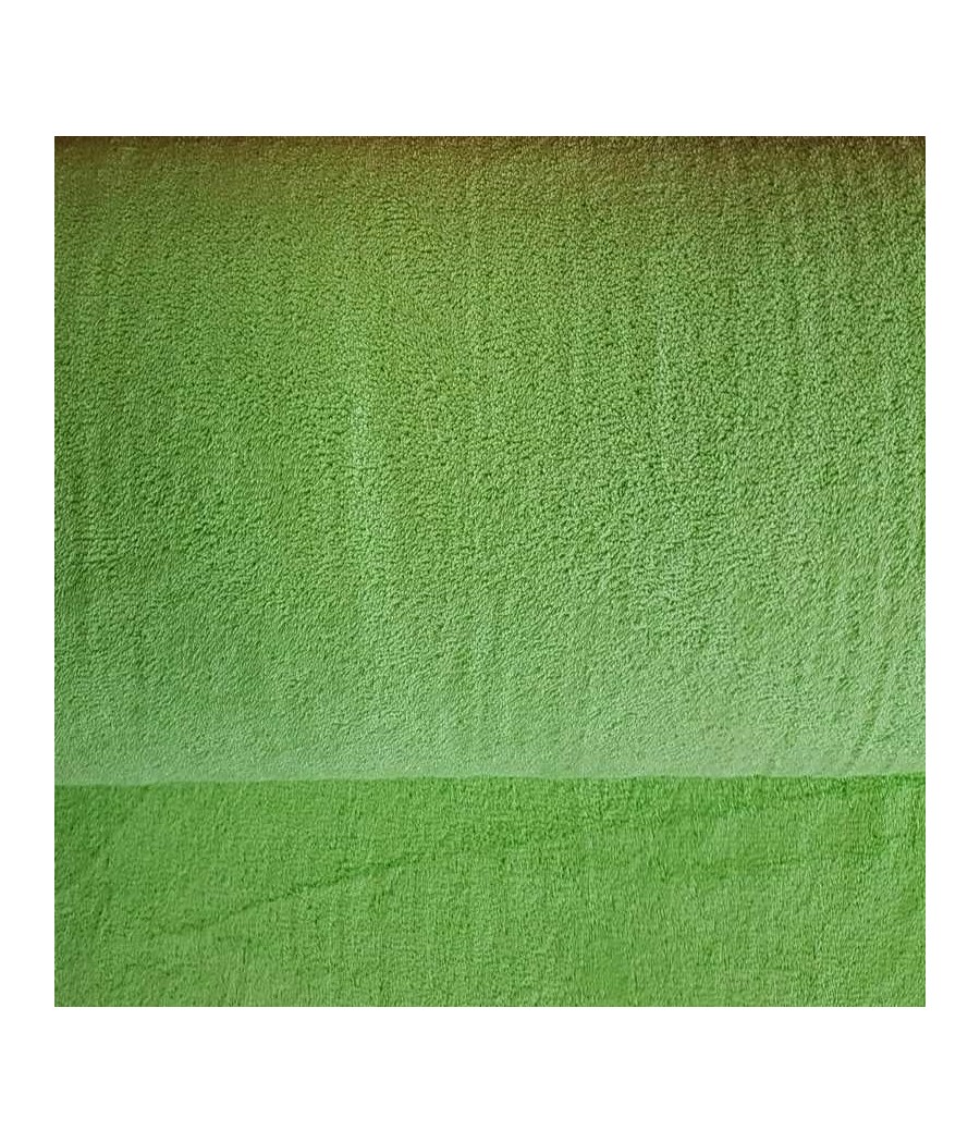 Tissu éponge coton - 480gr - vert anis