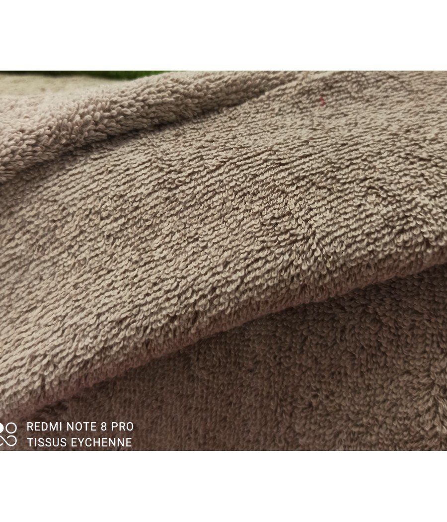 Tissu éponge coton - 480gr - Cappucino