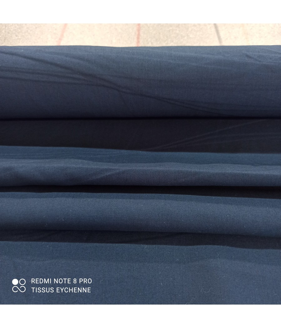 Tissu coton - 1m50 - bleu...