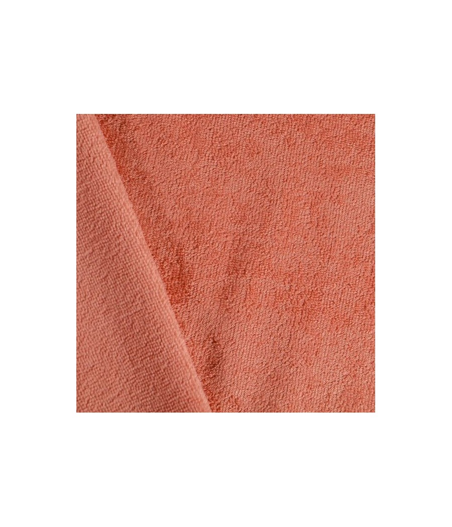 Tissu éponge BAMBOU doudou - Pêche