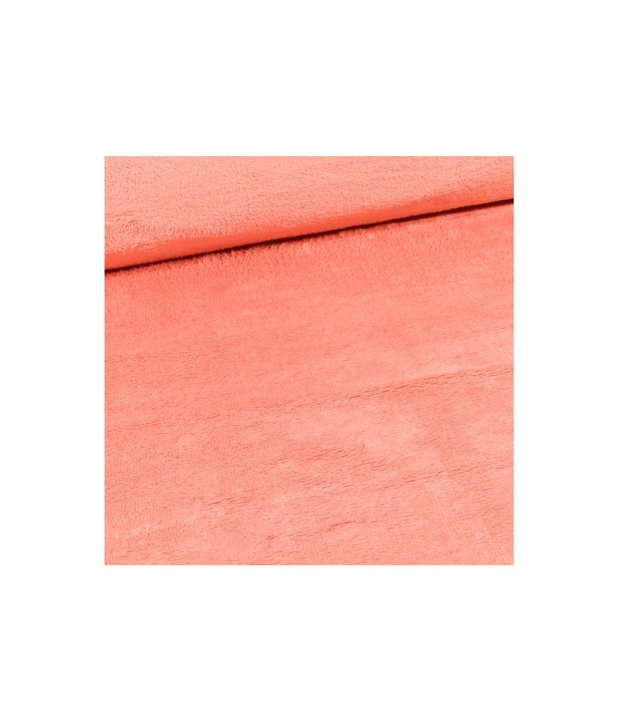 Tissu éponge BAMBOU doudou - col.Marsala