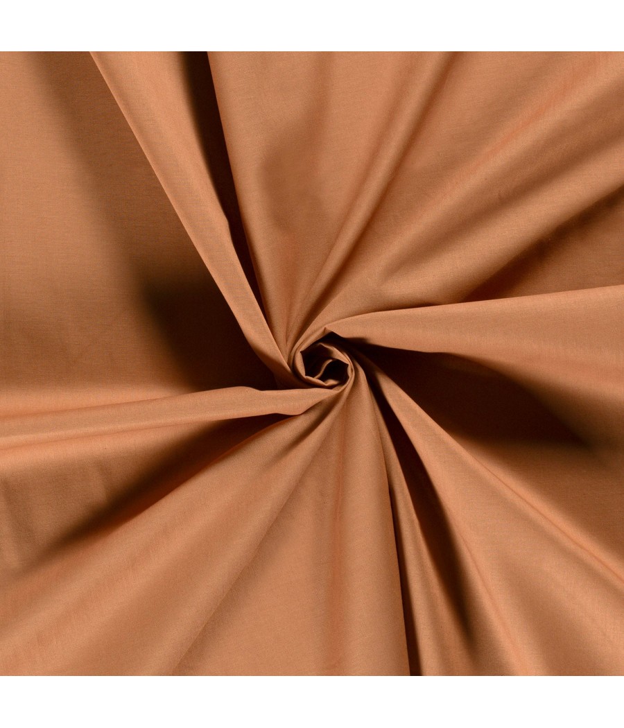 Tissu coton - 1m50 - rouille