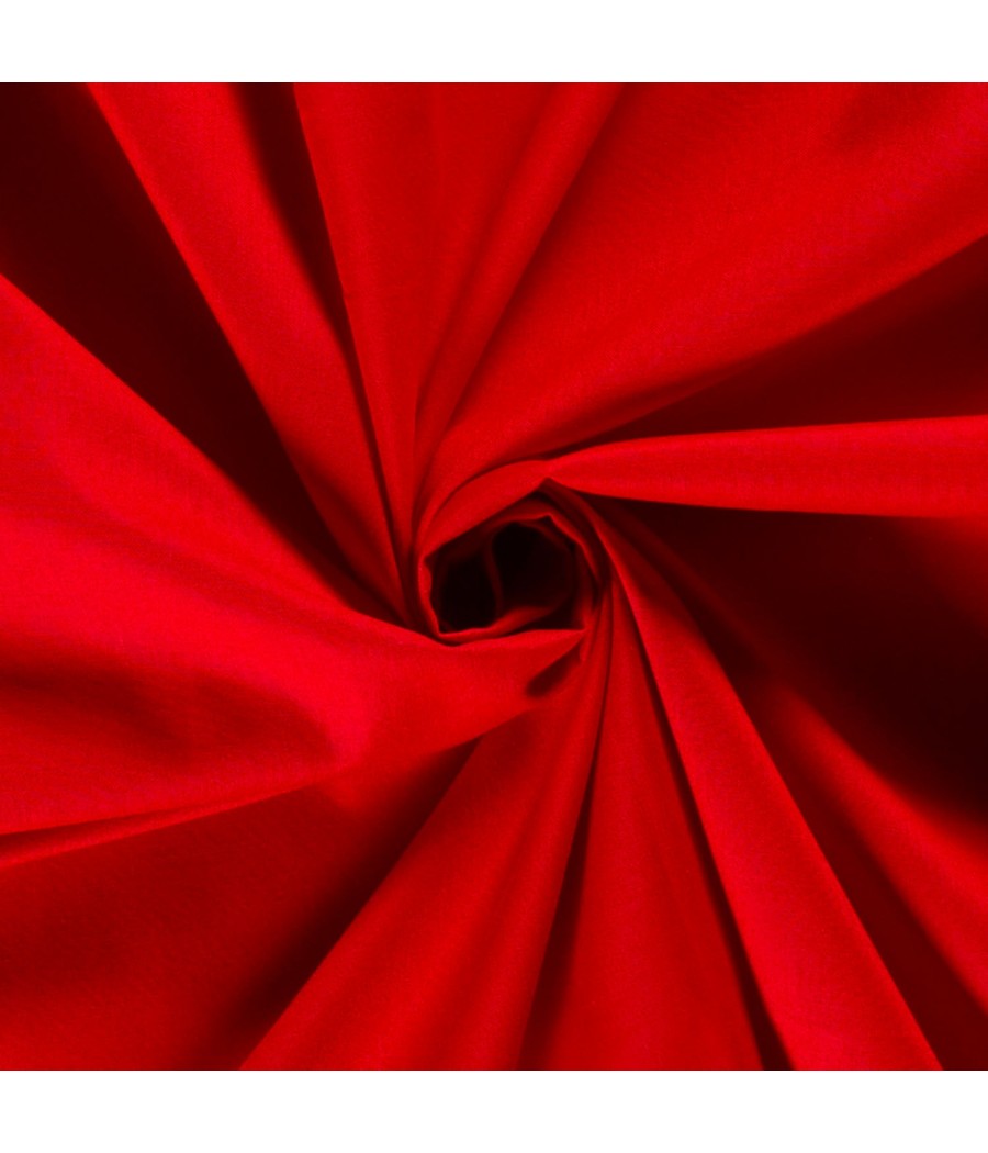 Tissu coton - 1m50 - rouge