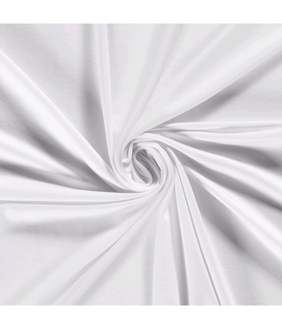Tissu Jersey extensible Blanc