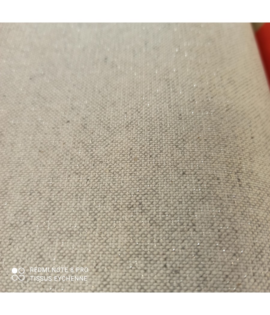 Tissu ENDUIT - Cubex argent