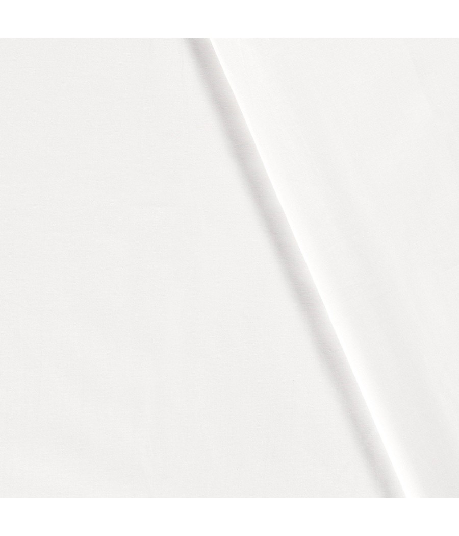 Tissu poly-coton blanc largeur 2m80