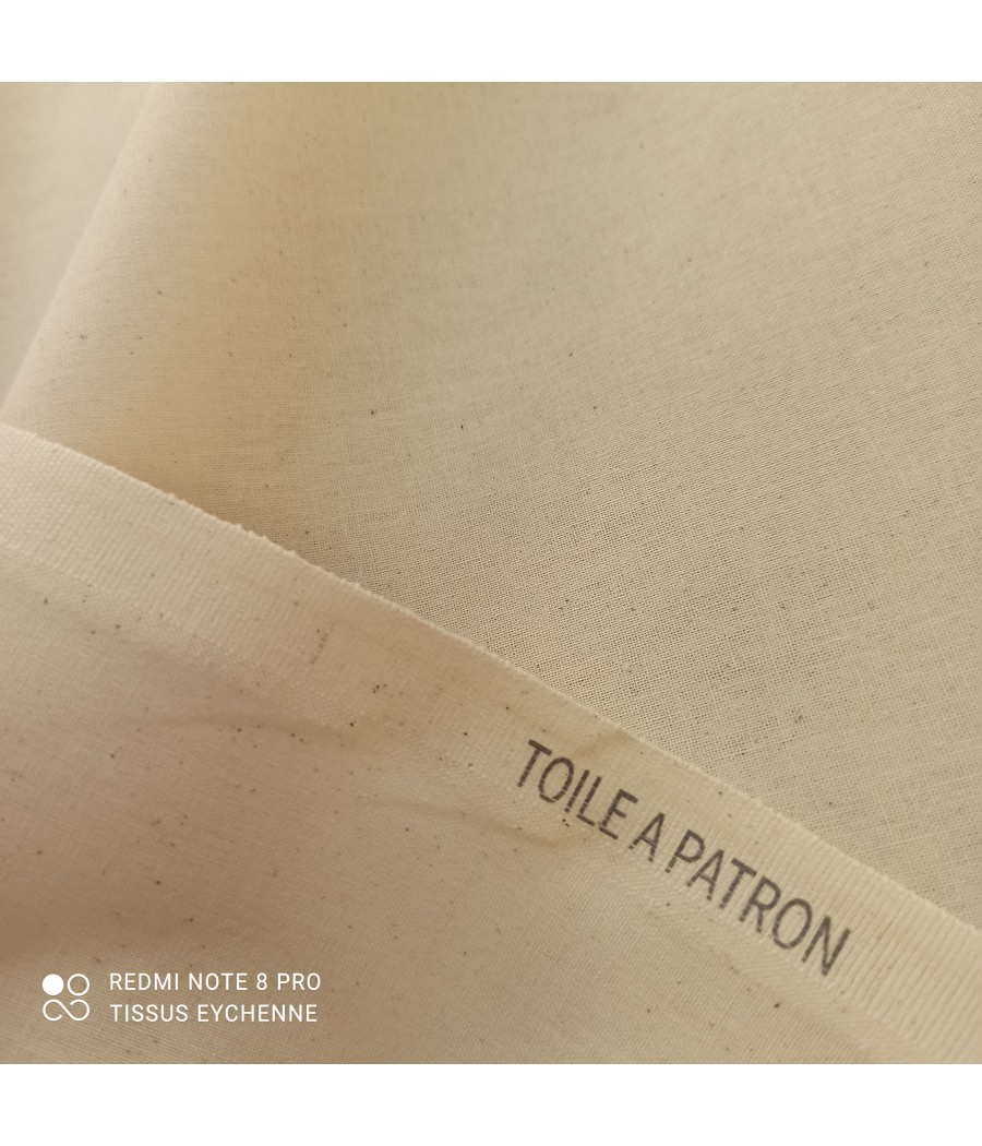 Toile à patron souple - écrue
