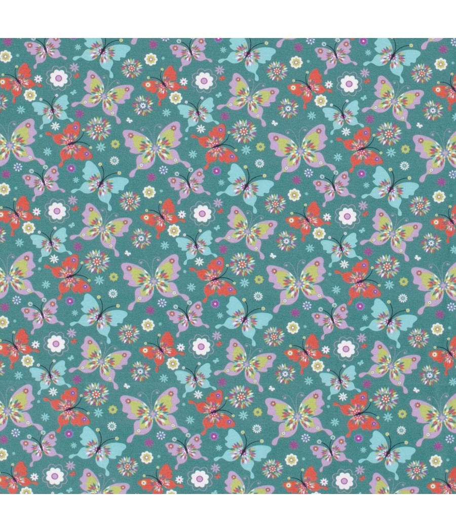 Tissu Popeline de coton -...