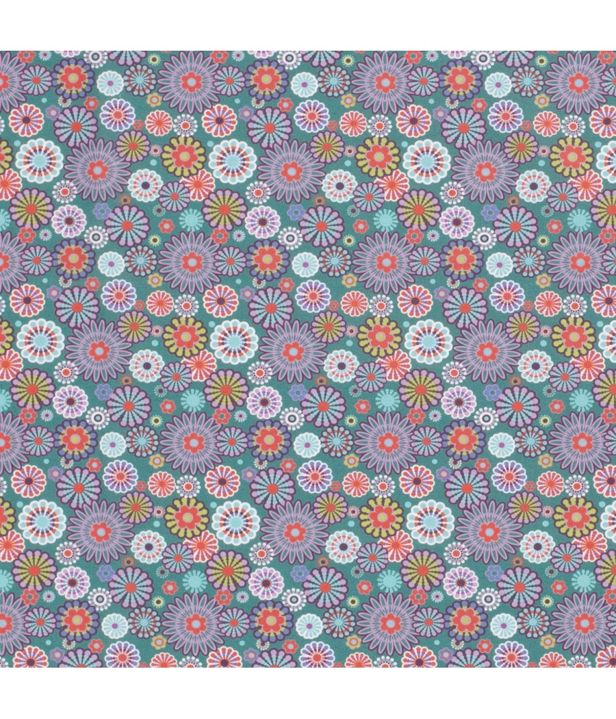 Tissu Popeline de coton -...