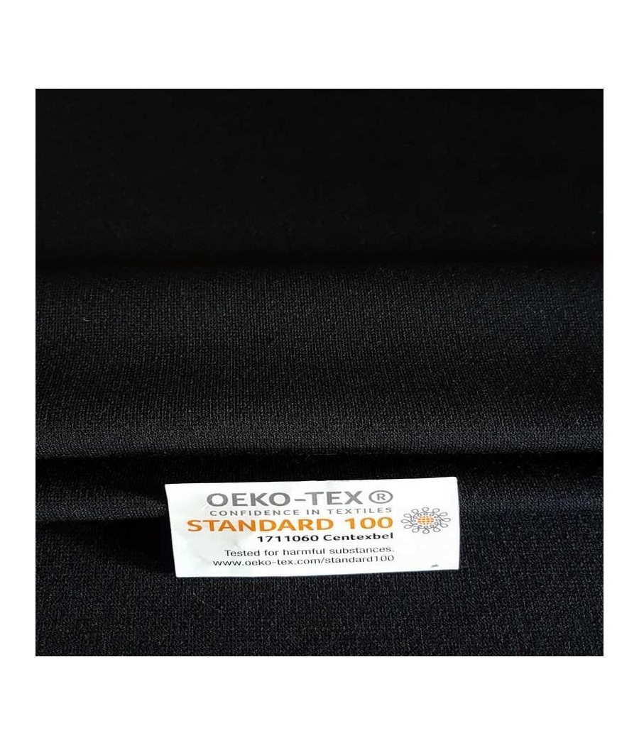 Tissu jersey Milano - Oekotex - noir