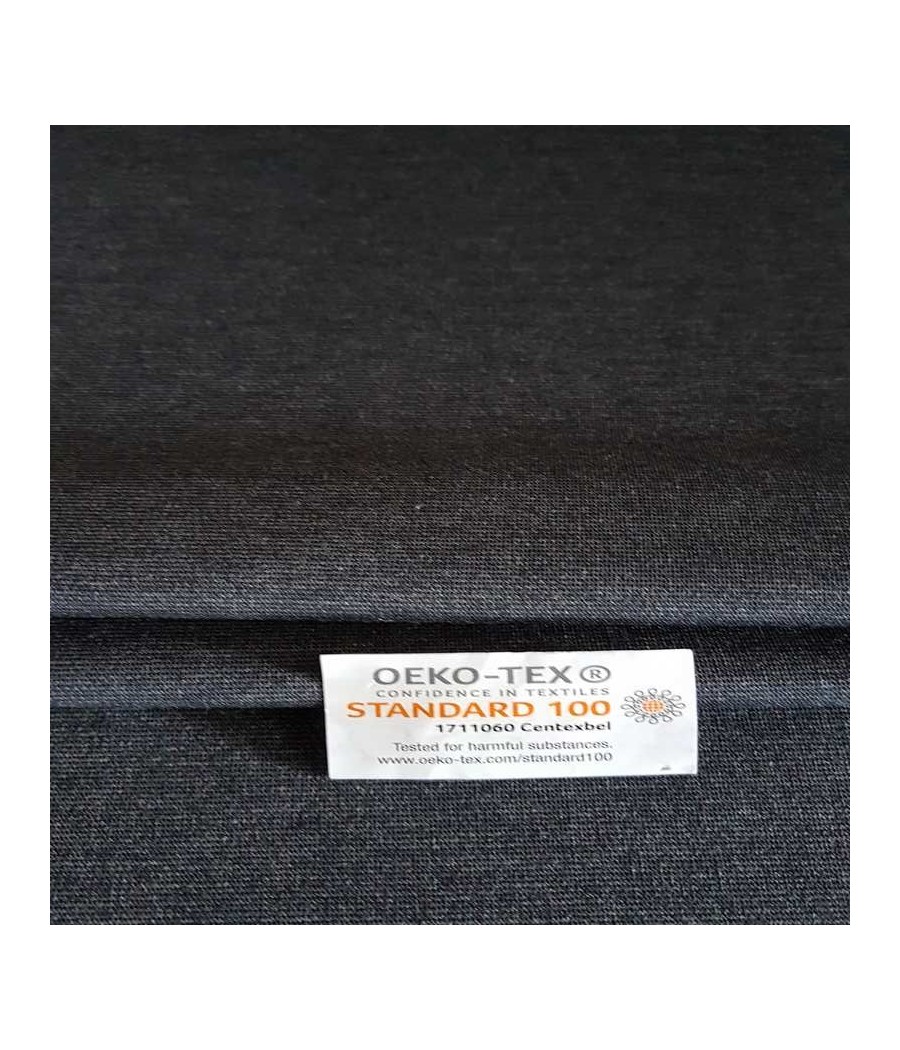 Tissu jersey Milano - Oekotex - gris foncé