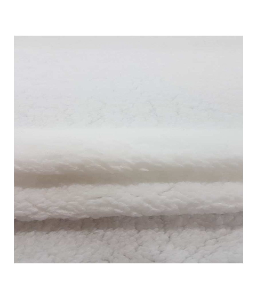 Tissu fourrure - Mouton - Oekotex - Blanc