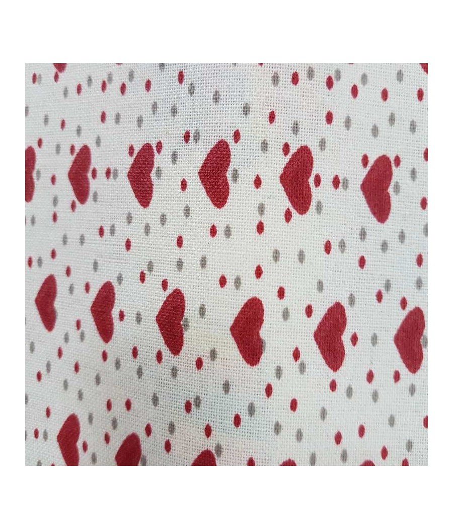 Tissu ENDUIT cœur