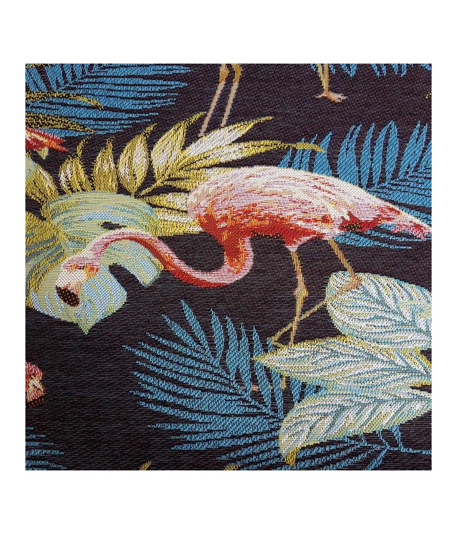 Tissu jacquard Acapulco Flamand  bleu Oeko-tex