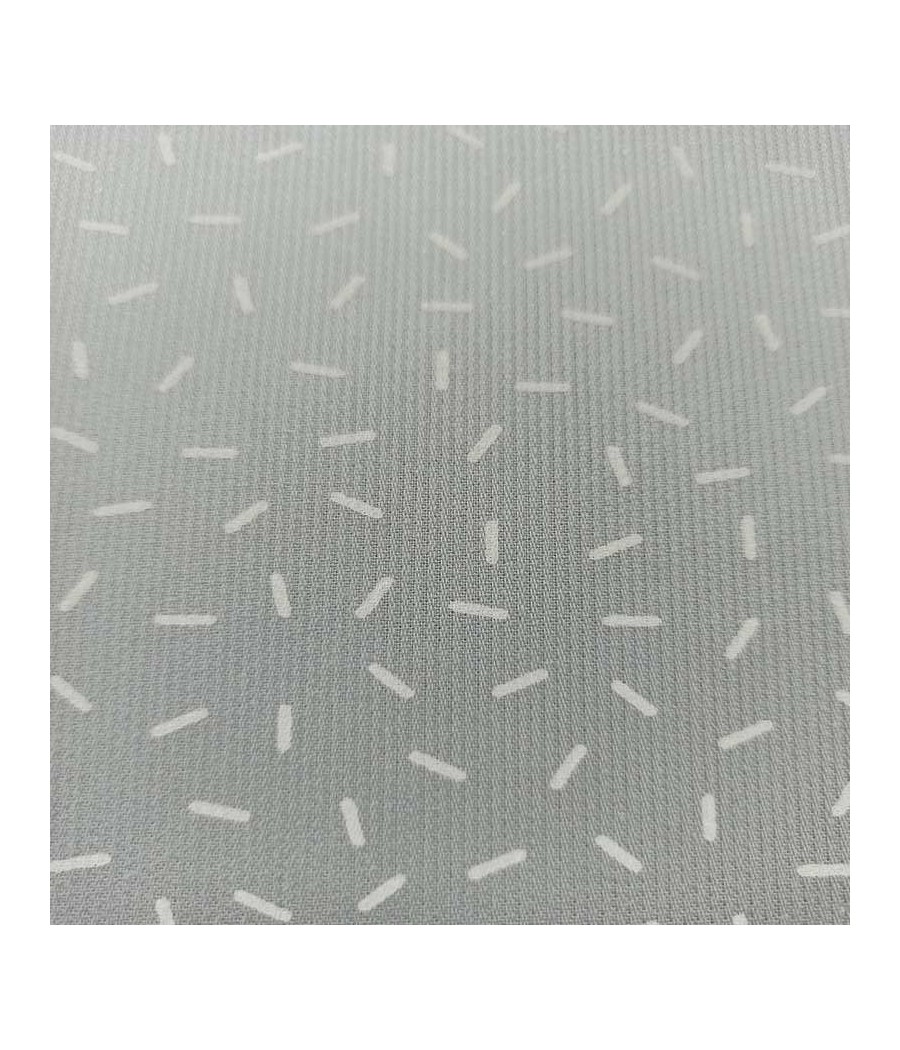 Tissu piqué de coton vermicelle gris oeko-tex