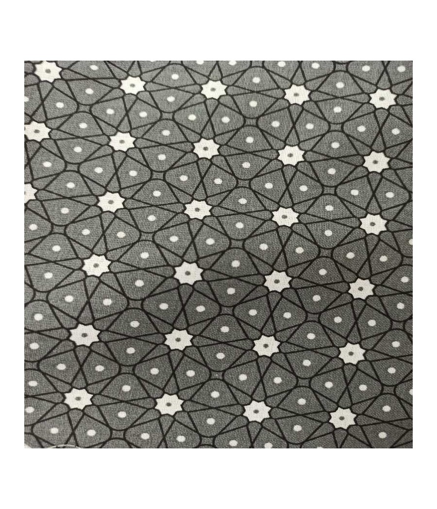 Tissu coton ENDUIT Céramik gris Oeko-tex