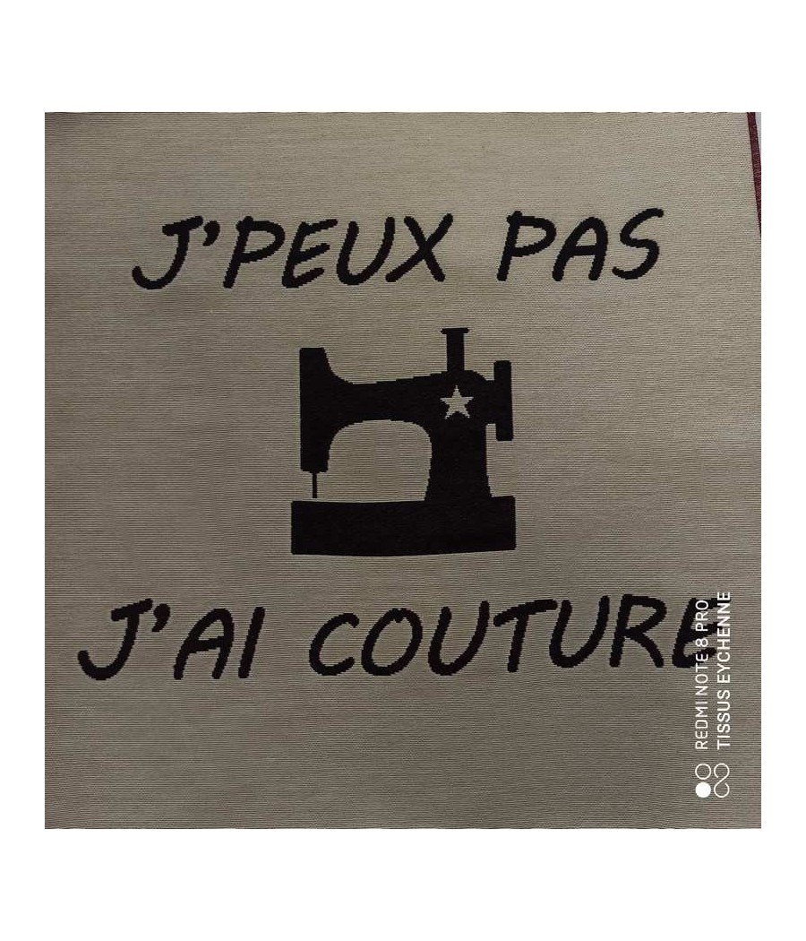 Coupon jacquard - j'peux...