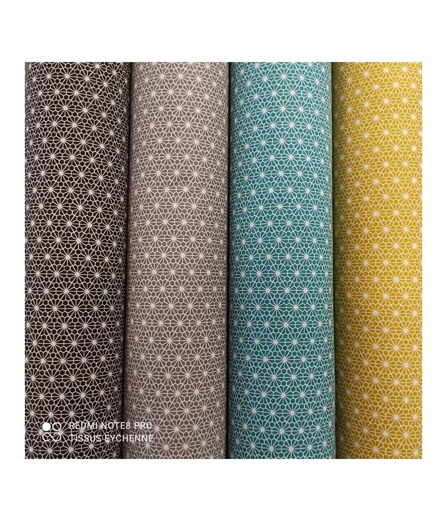 Tissu coton Octo 4 couleurs...