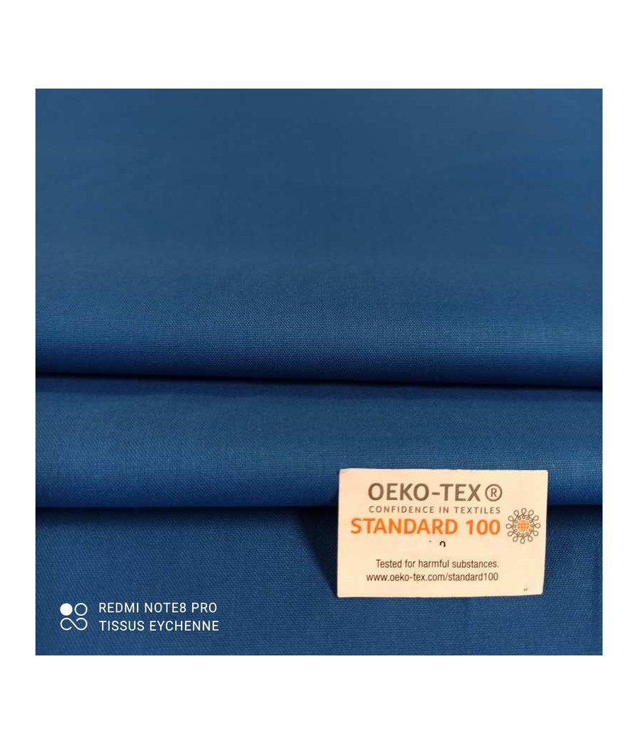 Coton - 1m50 - bleu (nous...