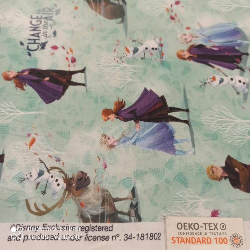 Tissu Disney popeline de coton Bio + Oeko-tex Harry Potter