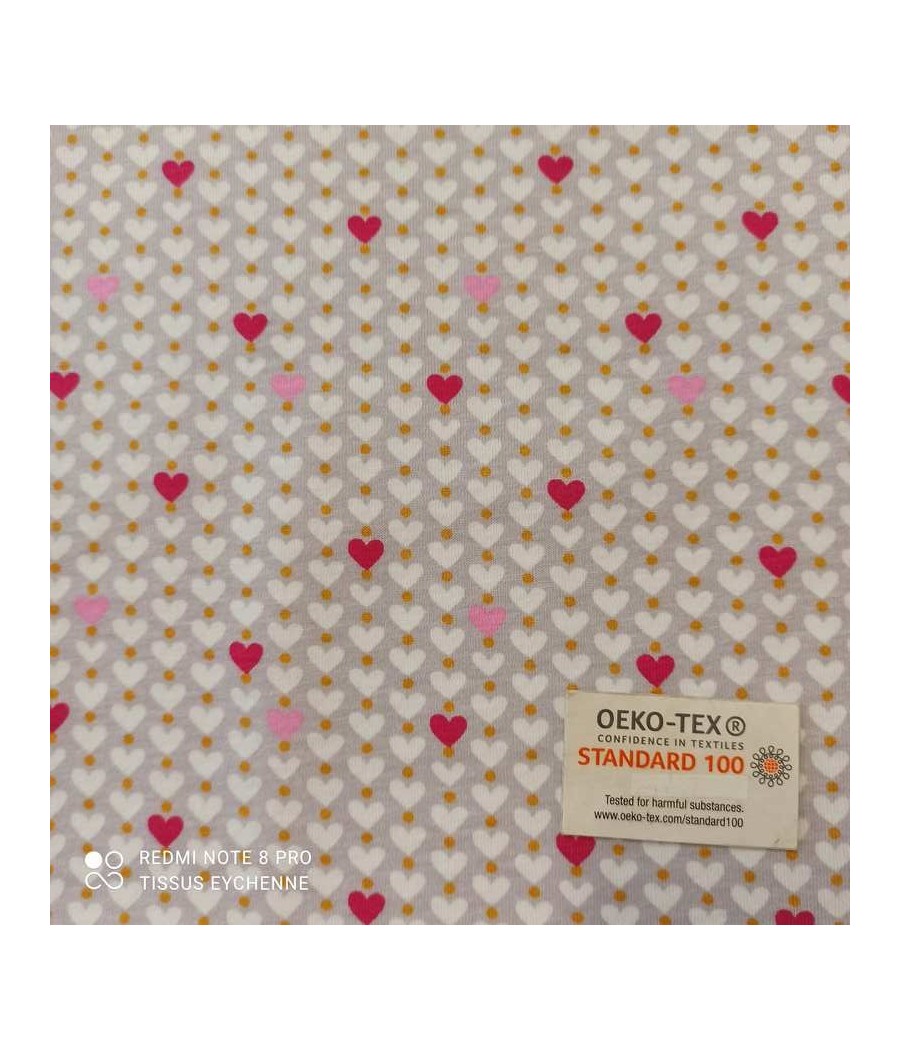 P.U.L coton imperméable coeur