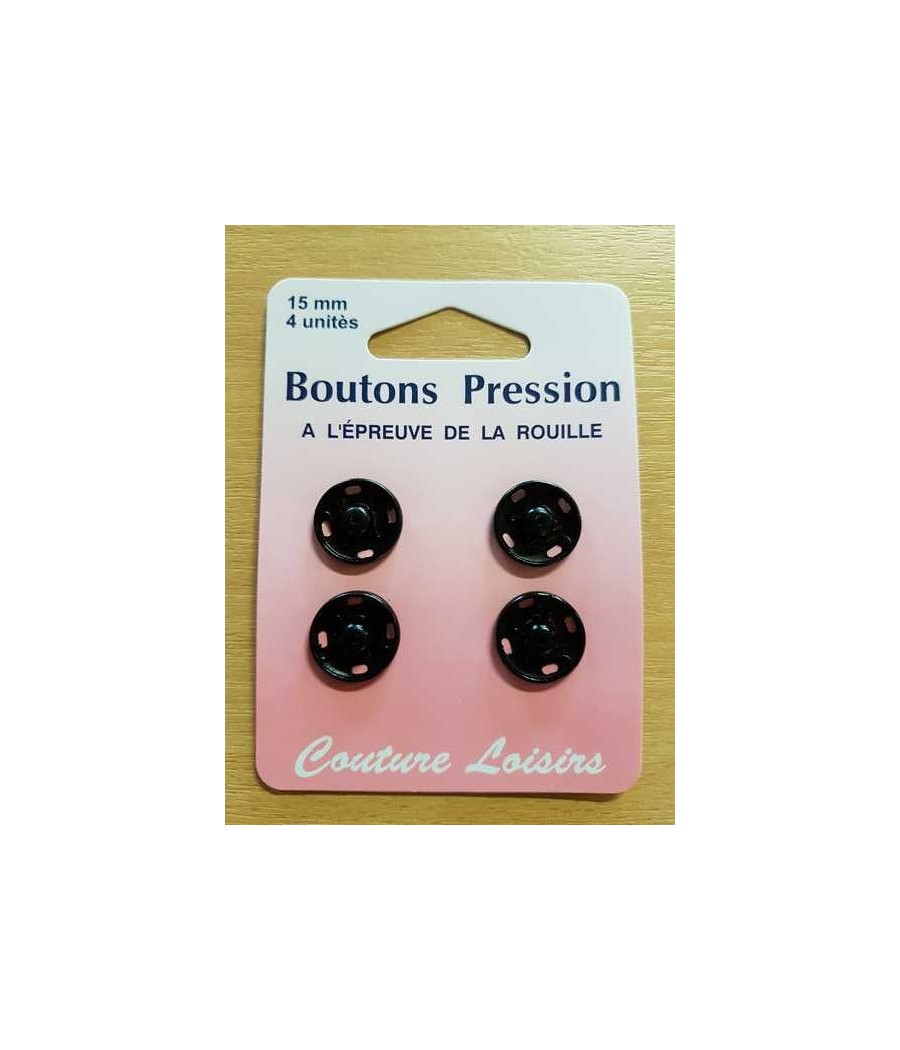 Boutons Pression 15mm